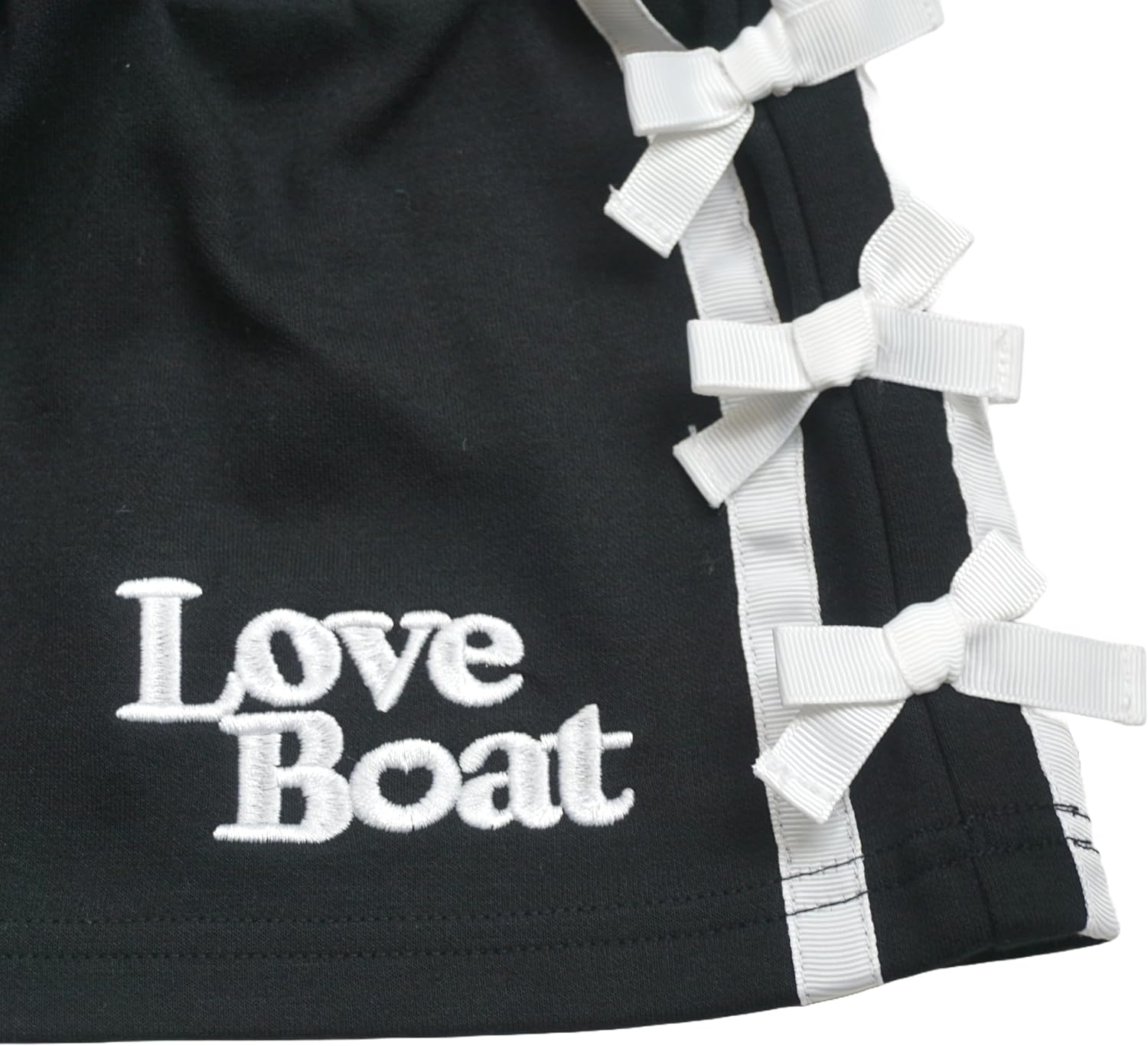 Amazon | [タキヒヨー] LOVE BOAT スカート ロゴ リボン使い